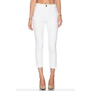 DL1961 Bardot Women's Cropped White Jeans